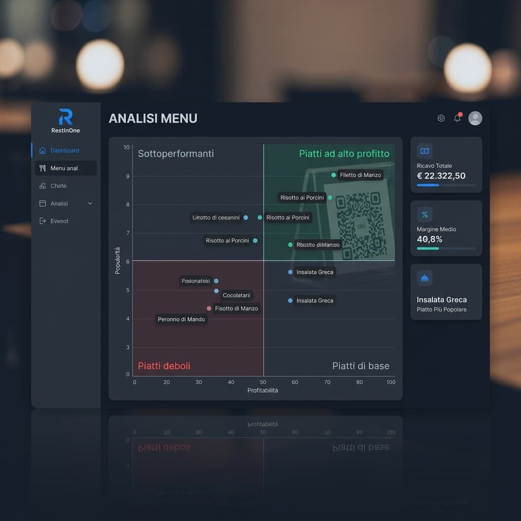 Menu engineering analysis