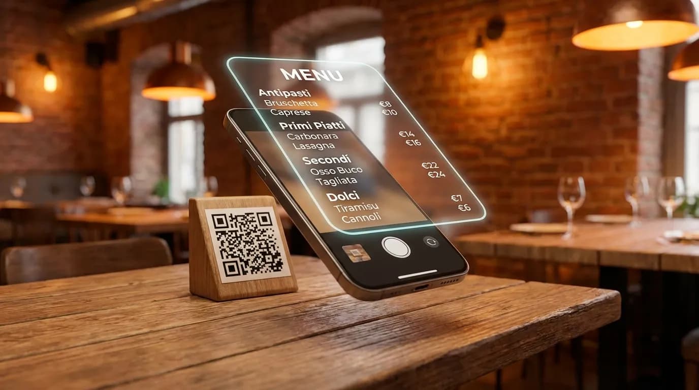 Menu Digitale QR Code per ristoranti